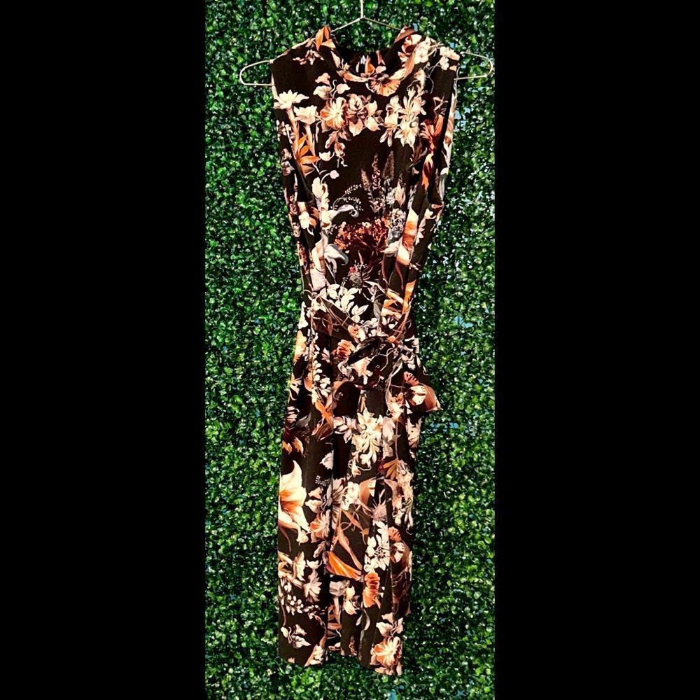Antonio Melani Size 14 Fall Foliage Couture Camo Inspired Dress